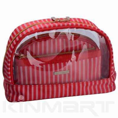 Stripe Vanity Bag 3PC SET